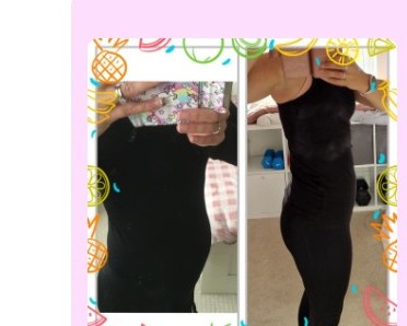 Suzie full body before and after transformation